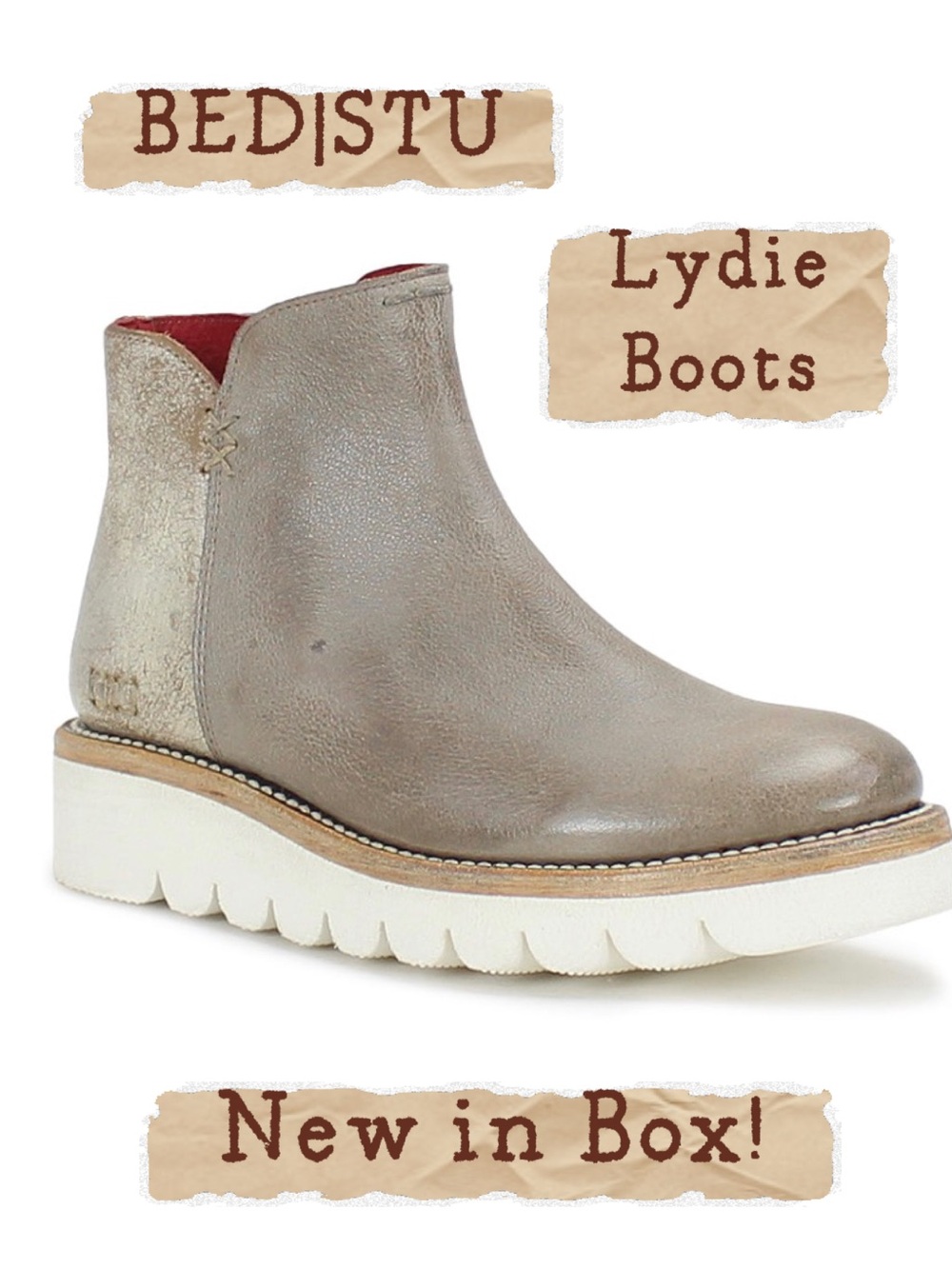 Bed Stu, Lydie Boots, ICICLE, Size 10, TOP RATED Style!  NEW in Bed Stu Box!
